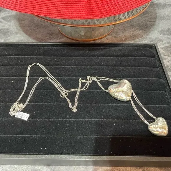 Brighton Atlantis Long Heart Necklace NWT - Picture 7 of 8